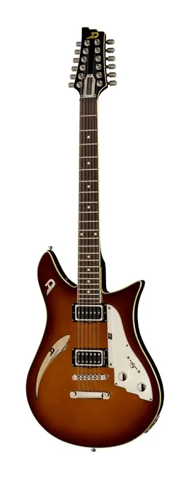 Duesenberg Double Cat 12 Vintage Burst fotografiado de frente