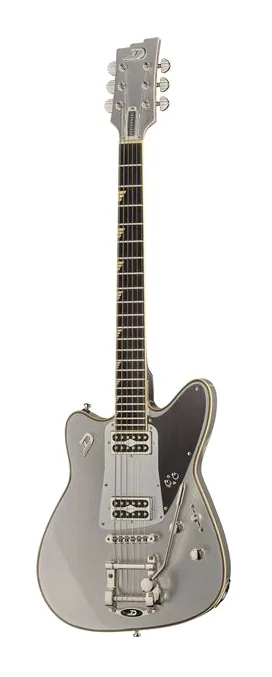 Duesenberg Falken Tremolo Matte BK SED en primer plano frontal
