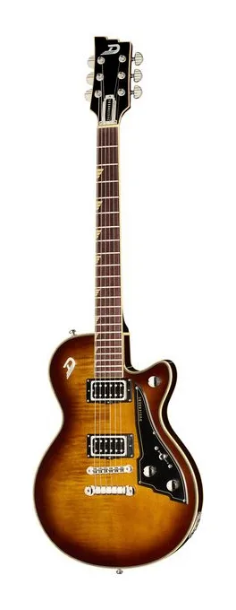 Duesenberg Fantom Series S Tobacco Burst visto de frente