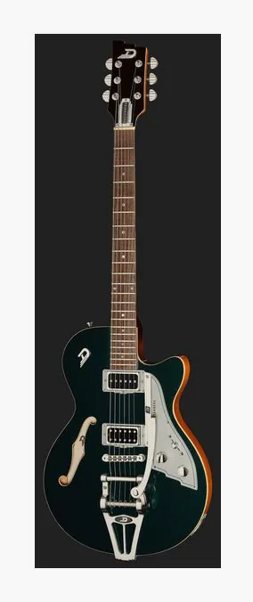 Duesenberg Starplayer CBR Tobacco Burst, pala con clavijeros y logotipo