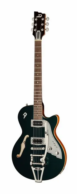 Duesenberg Starplayer CBR Catalina Green encuadrado de frente sobre fondo neutro