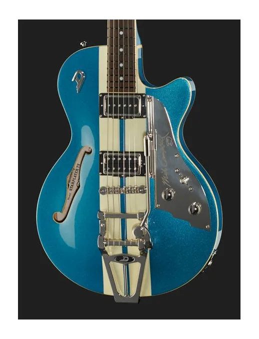 Duesenberg Starplayer Mike Campbell, mástil y diapasón vistos de lado