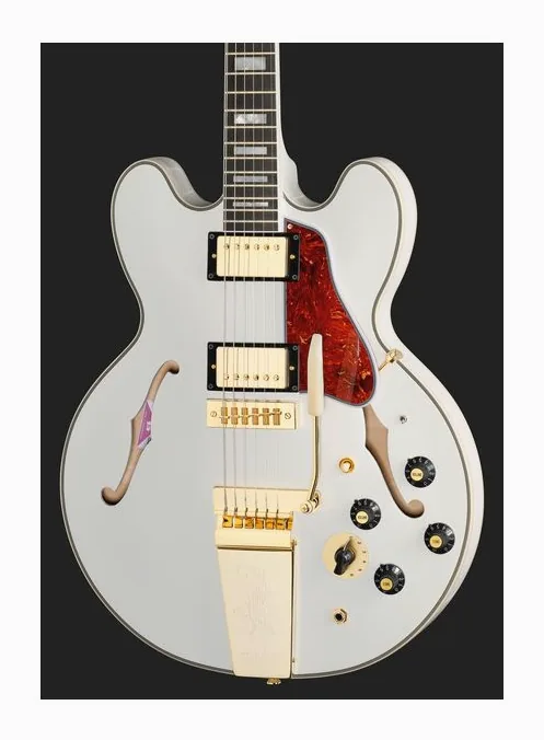 Epiphone Alex Lifeson 1976 ES-355 Re AW, pala con clavijeros y logotipo