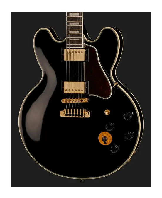 Epiphone B.B. King Lucille, mástil y diapasón vistos de lado