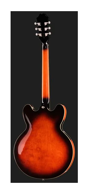 Epiphone Bonehead Riviera DTSB LH, selector de pastillas y jack de salida