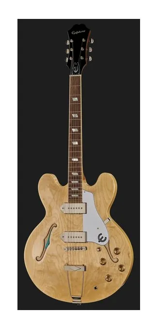 Epiphone Casino Natural w/ Epi Pro P90, puente y clavijeros de afinación