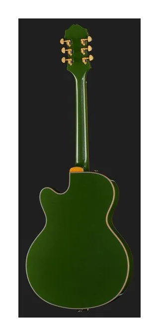 Epiphone Emperor Swingster Delta Blue, cuerpo y acabado en primer plano