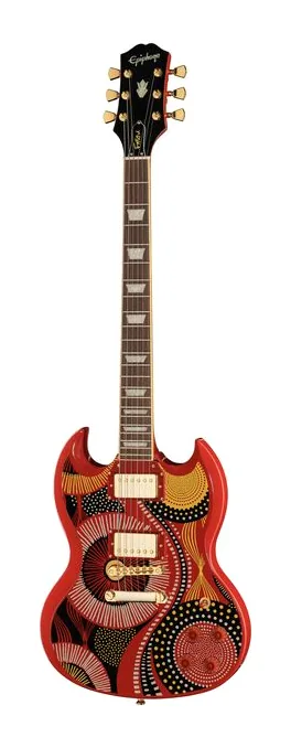 Epiphone Fatoumata Diawara SG visto de frente