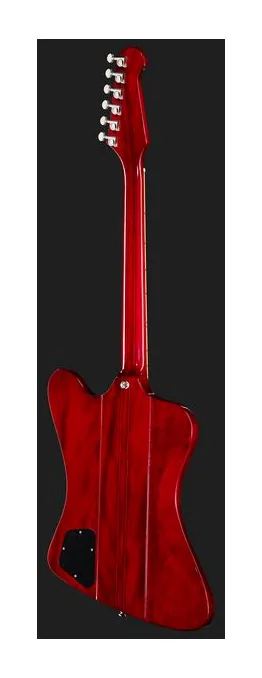 Epiphone Firebird Wine Red LH, mástil y diapasón vistos de lado