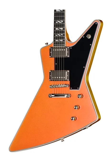Epiphone Futura Explorer Custom DS, cuerpo y acabado en primer plano