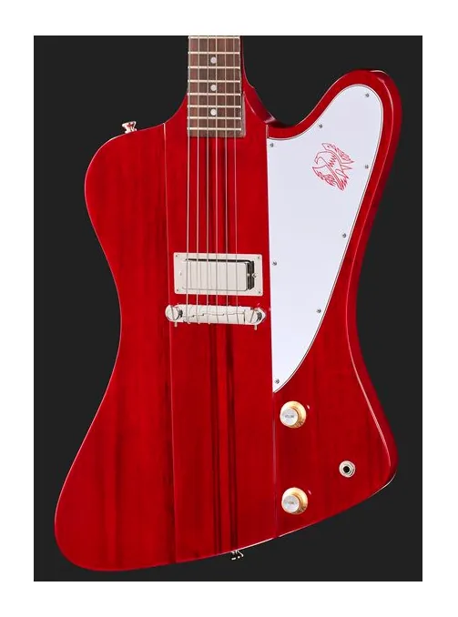 Epiphone IGC 1963 Firebird I Re Cherry, cejuela y primeras posiciones del diapasón
