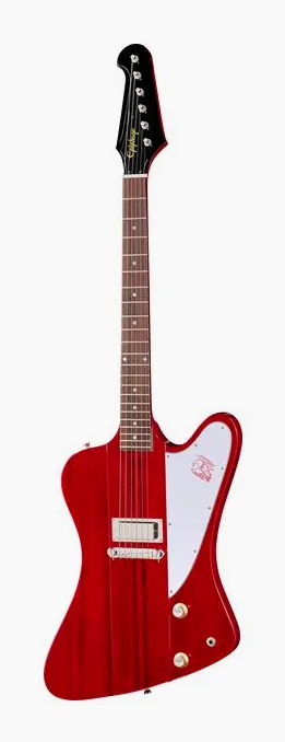 Epiphone IGC 1963 Firebird I Re Cherry fotografiado de frente