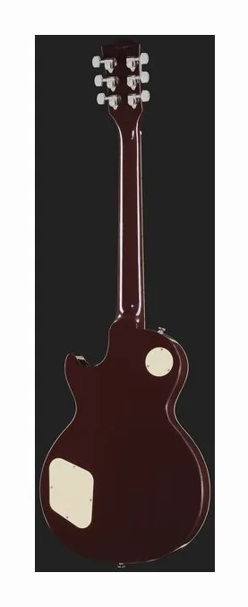 Epiphone Jeff Beck Oxblood 1954 LesPaul, curvas del cuerpo vistas desde arriba