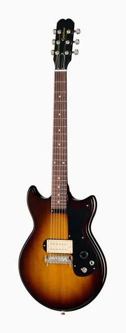 Epiphone Joan Jett Olympic Special VSB en primer plano frontal