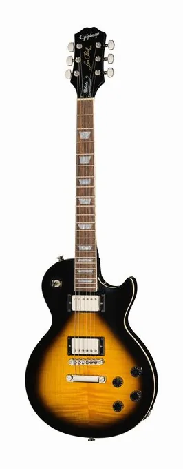 Epiphone Les Paul Tribute Plus EB en primer plano frontal