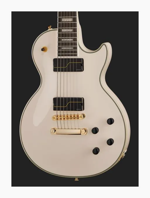 Epiphone Matt Heafy LP Cust. 7 Bone Wh., pastillas y mandos de control