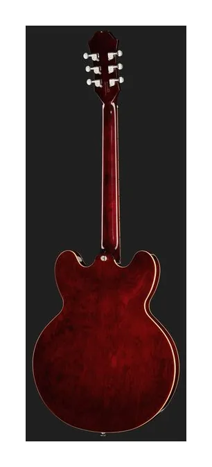 Epiphone Noel Gallagher Riviera, mástil y diapasón vistos de lado