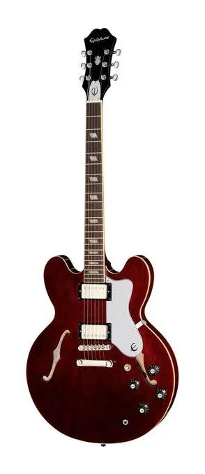 Epiphone Noel Gallagher Riviera en primer plano frontal