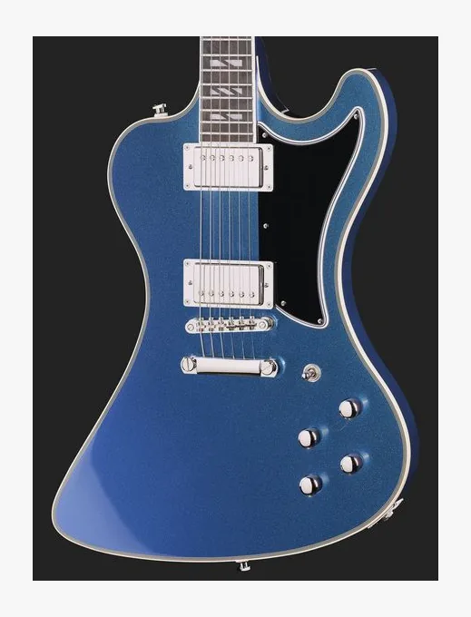 Epiphone RD Custom Futura Twilight Shif, cuerpo y acabado en primer plano
