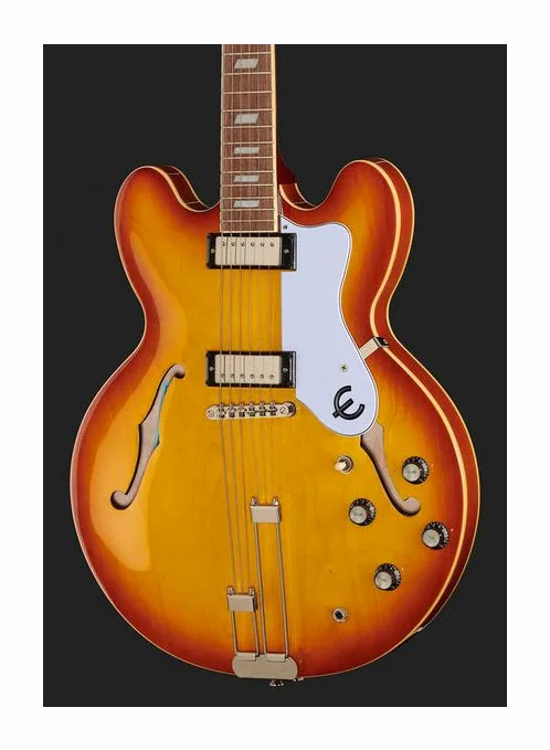 Epiphone Riviera Royal Tan, pastillas y mandos de control