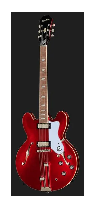 Epiphone Riviera Sparkling Burgundy, vista trasera del cuerpo