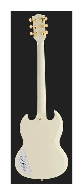 Epiphone SG 1963 Custom Maestro CW VOS, selector de pastillas y jack de salida
