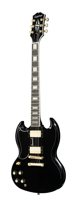 Epiphone SG Custom AW fotografiado de frente