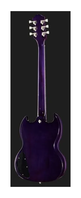 Epiphone SG Modern Figured Purple Burst, vista trasera del cuerpo