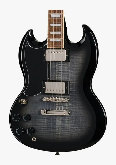 Epiphone SG Tribute Plus VS LH, pastillas y mandos de control