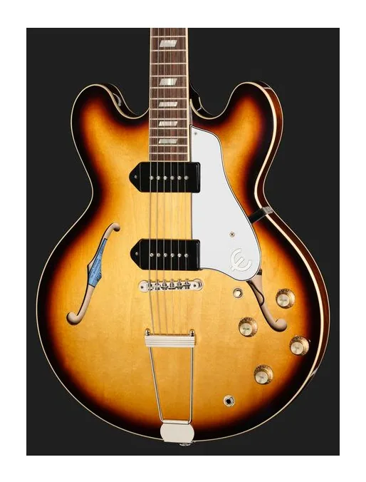Epiphone USA Casino Royal Tan LH, vista trasera del cuerpo