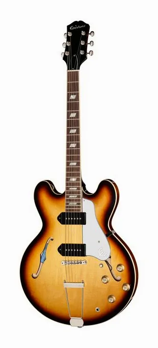 Epiphone USA Casino Vintage Sunburst fotografiado de frente