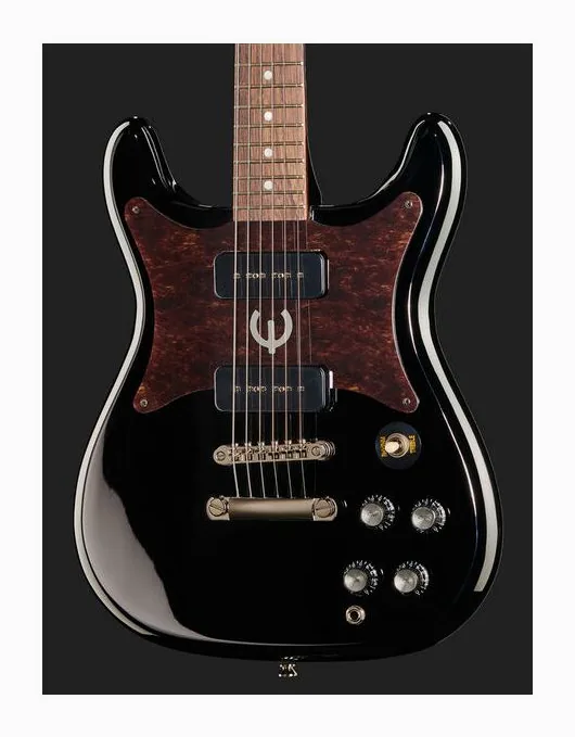 Epiphone Wilshire P-90 Ebony, puente y clavijeros de afinación