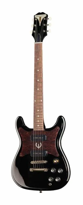 Epiphone Wilshire P-90 Ebony visto de frente