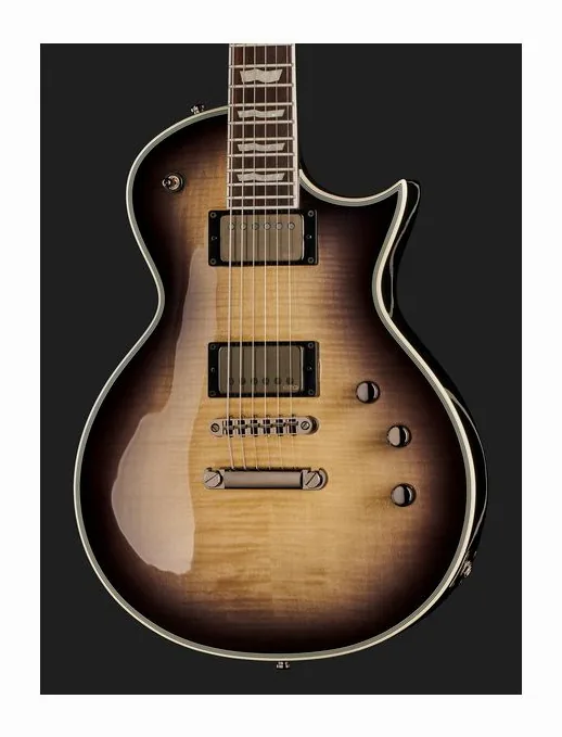 ESP E-II Eclipse FM BLK NAT B, pastillas y mandos de control