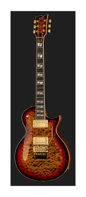ESP Eclipse FR QM SD TES, selector de pastillas y jack de salida