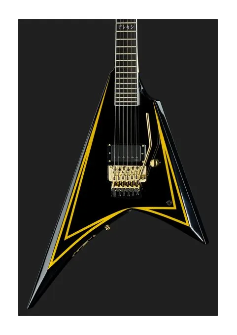 ESP Edwards E-AL-166 BLACKY, perfil lateral del cuerpo