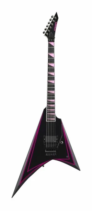 ESP Edwards E-AL-166 BLACKY fotografiado de frente