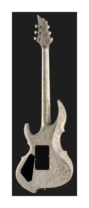 ESP FRX Liquid Metal Silver, cuerpo y acabado en primer plano