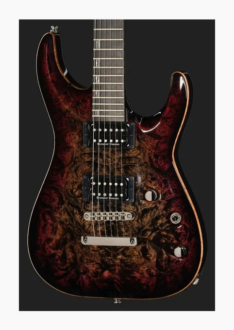 ESP Horizon NT CTM ST Red Burst, curvas del cuerpo vistas desde arriba