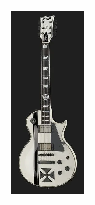 ESP Iron Cross SW, cuerpo y acabado en primer plano