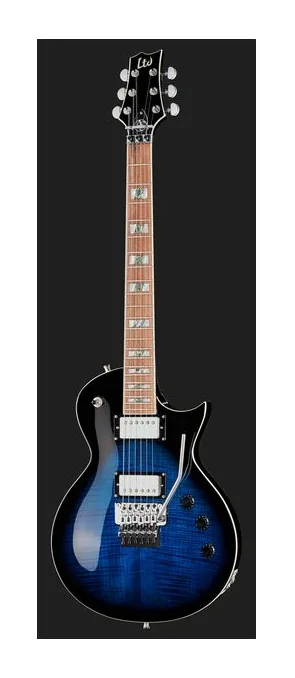 ESP LTD AS 1FRFM BLKAQSB, selector de pastillas y jack de salida