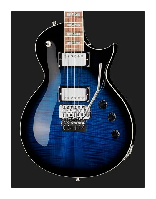 ESP LTD AS 1FRFM BLKAQSB, curvas del cuerpo vistas desde arriba