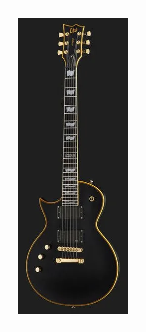 ESP LTD EC1000 Vintage BK EMG LH, curvas del cuerpo vistas desde arriba