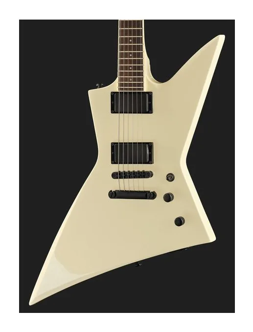 ESP LTD EX-200 Olympic White, selector de pastillas y jack de salida
