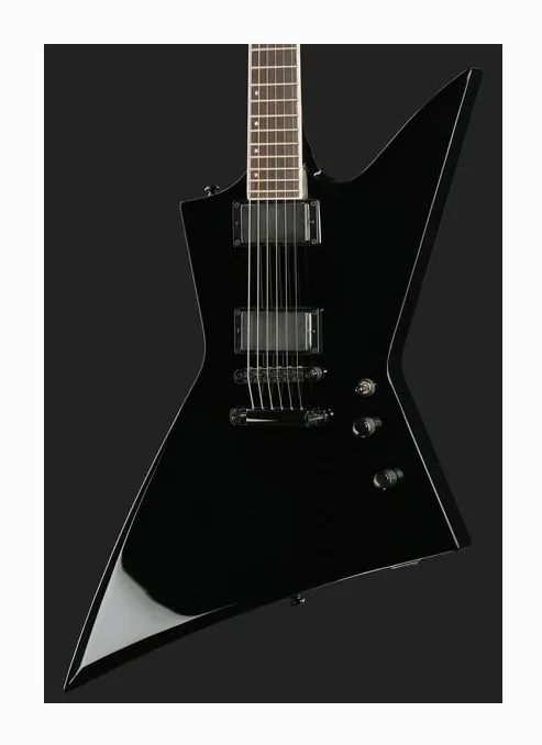 ESP LTD EXL Black Metal II, selector de pastillas y jack de salida