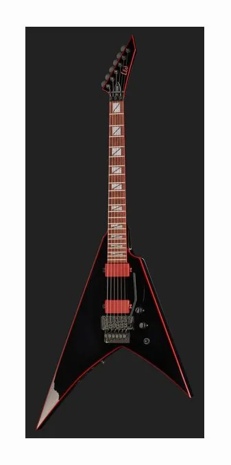 ESP LTD GH-200 BLK Gary Holt, perfil lateral del cuerpo