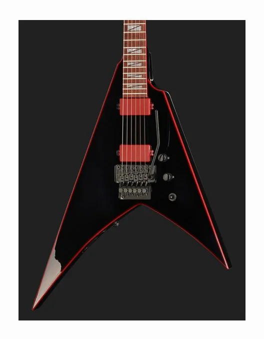 ESP LTD GH-200 BLK Gary Holt, mástil y diapasón vistos de lado