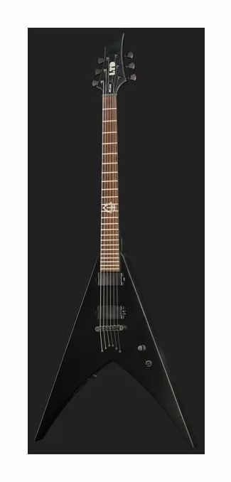 ESP LTD HEX-200 Nergal BLKS, cuerpo y acabado en primer plano
