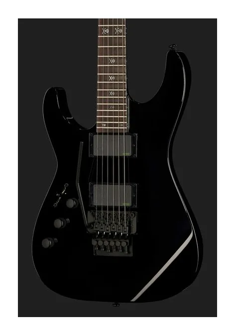 ESP LTD KH 602 BLK, selector de pastillas y jack de salida