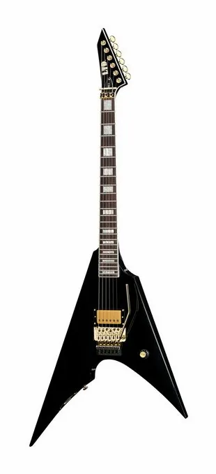 ESP LTD MSV-1 BLK Mike Schleibaum fotografiado de frente
